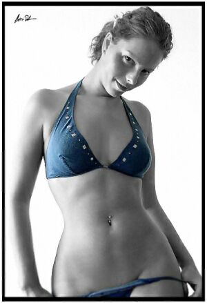 photo "BLUE" tags: nude, montage, 