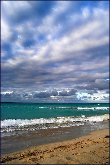 photo "Atlantic. All coulors." tags: landscape, clouds, water