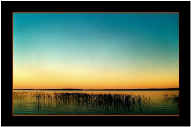 photo "Sunset. Lijm lake" tags: landscape, sunset, water