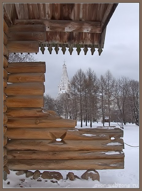 фото "Коломенское" метки: архитектура, пейзаж, зима