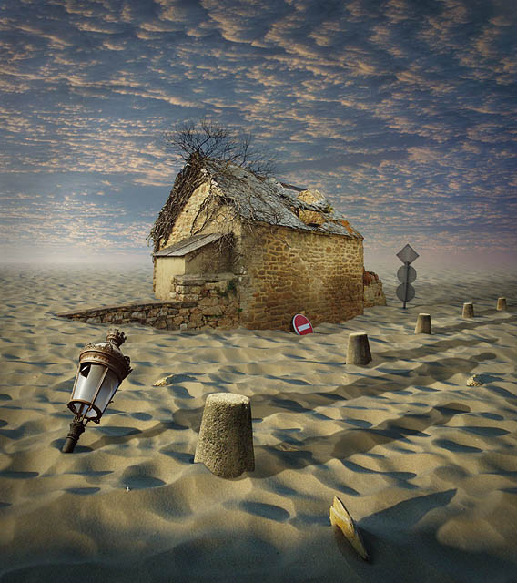 photo "Lost in Desert" tags: montage, digital art, 