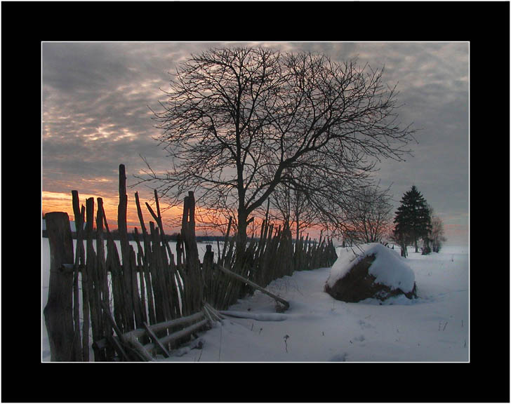 photo "Winter sunset" tags: landscape, sunset, winter