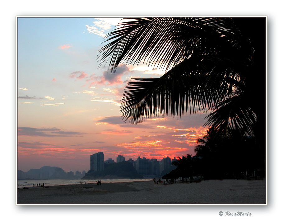 photo "Palm Beach" tags: landscape, travel, South America, sunset
