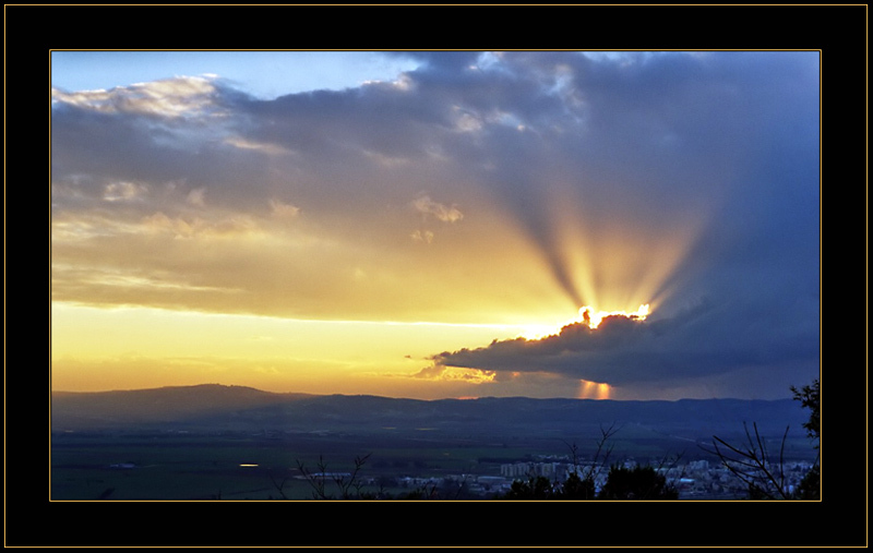 фото "Evening etude" метки: пейзаж, закат, облака