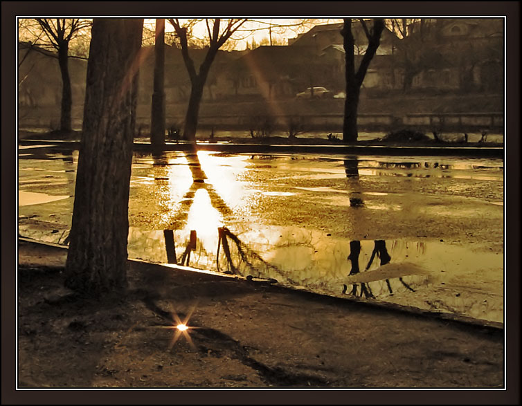 photo "February rain" tags: landscape, architecture, winter