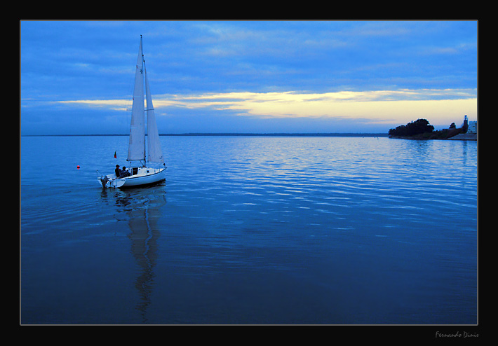 photo "The arrival by night" tags: landscape, genre, 