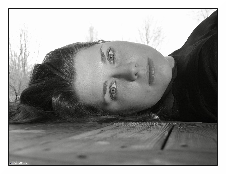 photo "the look" tags: portrait, black&white, woman