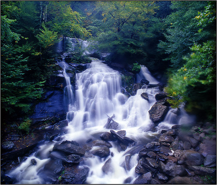 photo "Waterfall in Catskill Mountains (wide angle versio" tags: landscape, mountains, water