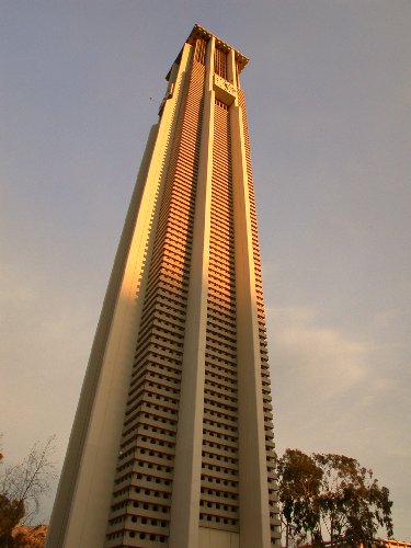 photo "The Red Tower" tags: architecture, landscape, sunset