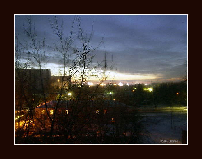 photo "Evening" tags: landscape, night