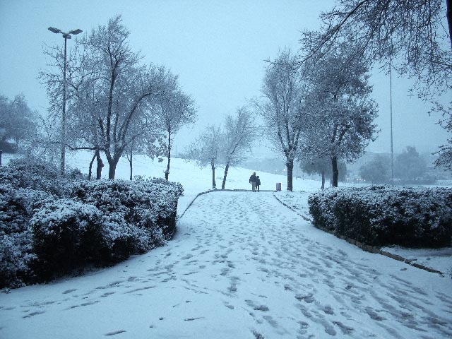 photo "Jerusalem Under Snow" tags: travel, architecture, landscape, 