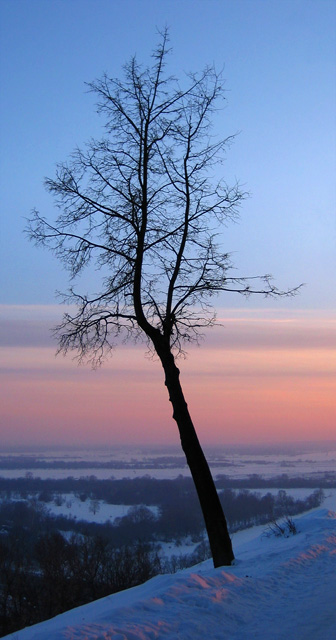 фото "Полет" метки: пейзаж, закат, зима