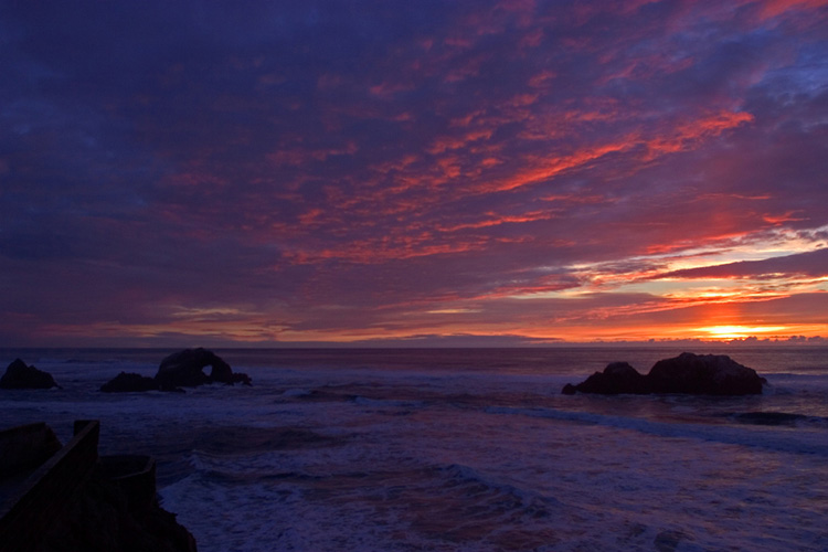 фото "Sunset by the Arch" метки: путешествия, пейзаж, Северная Америка, вода