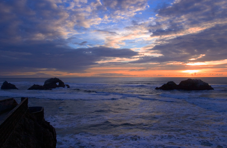 photo "Before Sunset by the Arch" tags: travel, landscape, North America, water