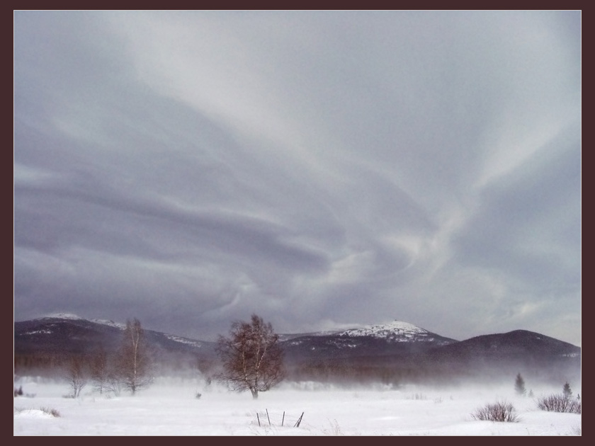 фото "Урал Суровый и Прекрасный" метки: пейзаж, зима, облака