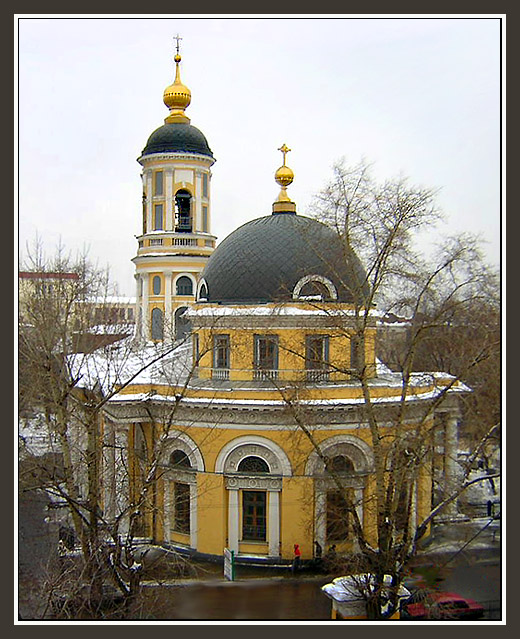 фото "Церковь на Ордынке." метки: архитектура, пейзаж, зима