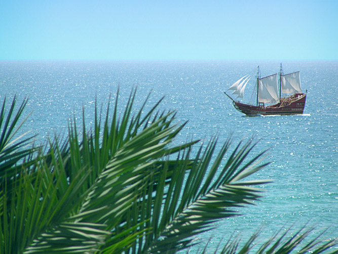 photo "Dream of corsair`s girlfriend." tags: landscape, summer, water