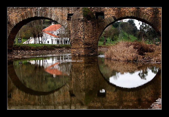 фото "reflex in circular frames" метки: пейзаж, вода, зима