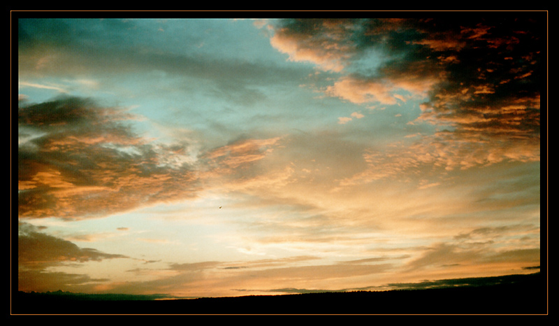 фото "У Жигулёвских гор" метки: пейзаж, закат, облака