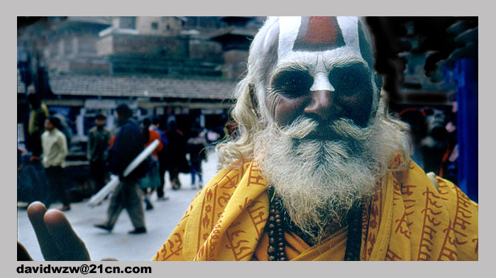 фото "Appointment.Nepal.Sadhu" метки: портрет, путешествия, Азия, мужчина