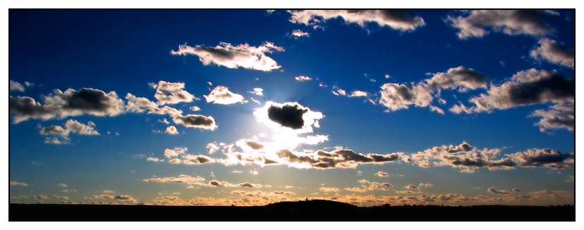 photo "Skyfight" tags: landscape, clouds, sunset