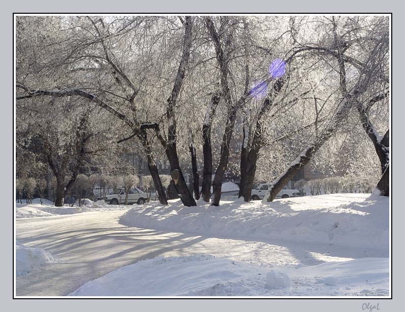 фото "Утренние светотени" метки: пейзаж, зима