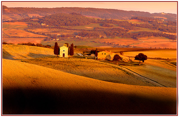 фото "Evening in Tuscany" метки: пейзаж, закат