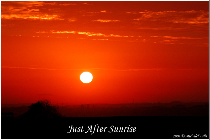 фото "Just after sunrise" метки: пейзаж, разное, закат