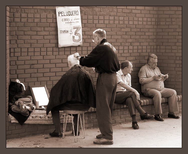 photo "The Argentina motives: Sunday peluquero." tags: genre, 