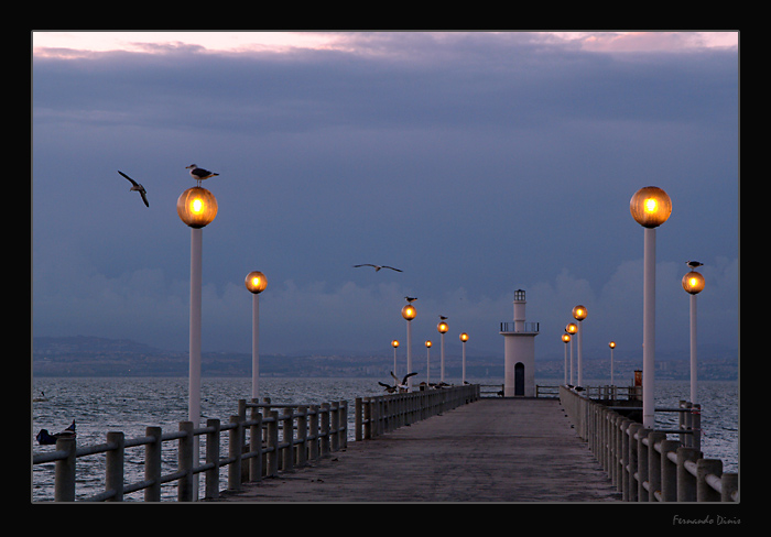 фото "Pier by night" метки: архитектура, пейзаж, 