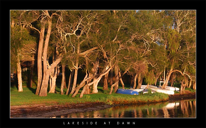 фото "Lakeside at Dawn" метки: пейзаж, вода, лето