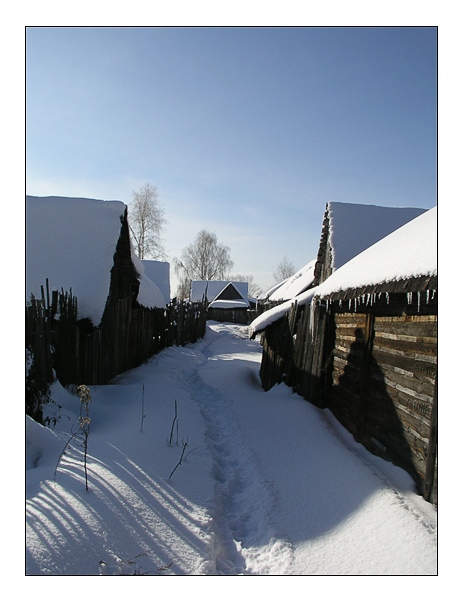 photo "Rural..." tags: landscape, winter