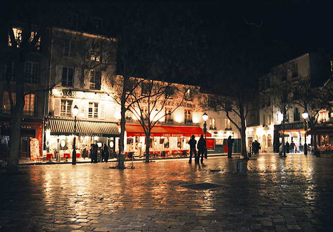 фото "Montmartre night" метки: пейзаж, архитектура, ночь