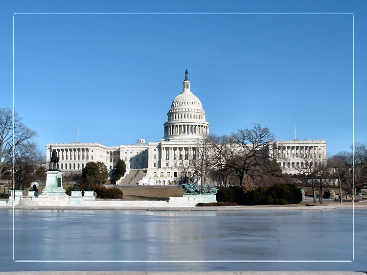 photo "Capitoly and ice" tags: travel, architecture, landscape, North America