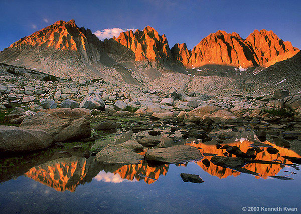 фото "Alpine Peaks, Dusy Basin" метки: пейзаж, горы, закат