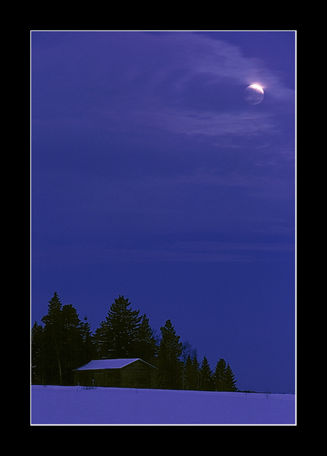 photo "Full moon" tags: landscape, night, winter