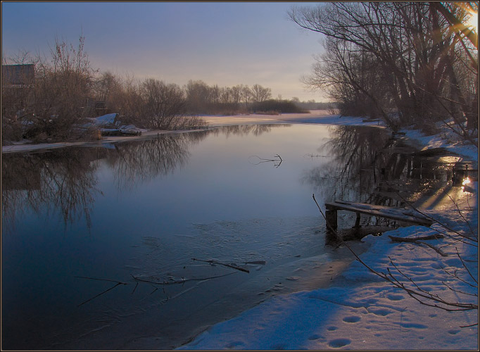 photo "Charm of a vernal morning." tags: landscape, spring, sunset