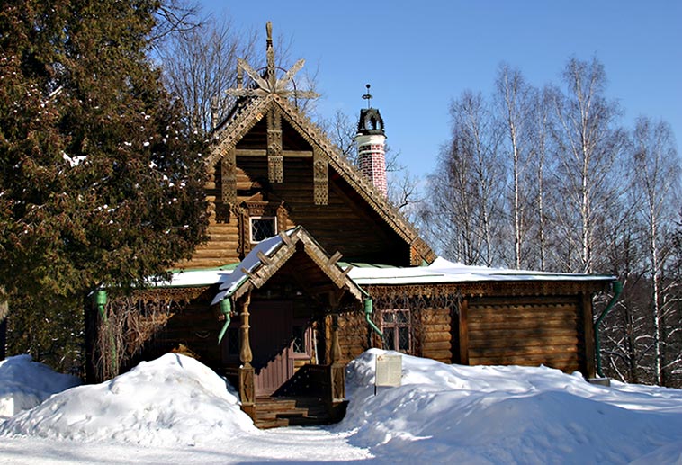 photo "Etudes from Abramtsevo-2" tags: architecture, landscape, winter