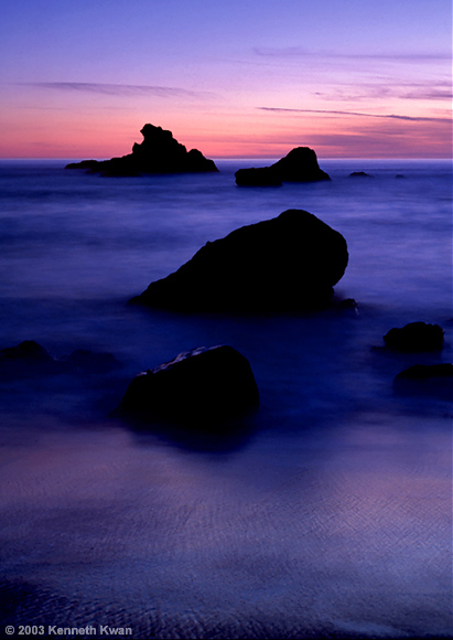 photo "Sonoma Coast Evening" tags: landscape, sunset, water