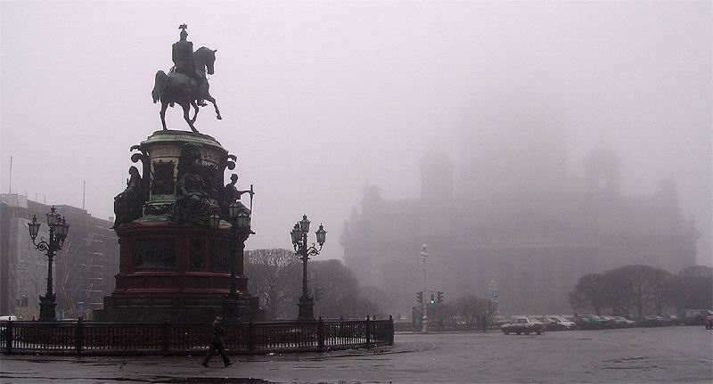 фото "Fog in St.-Petersburg" метки: архитектура, пейзаж, 