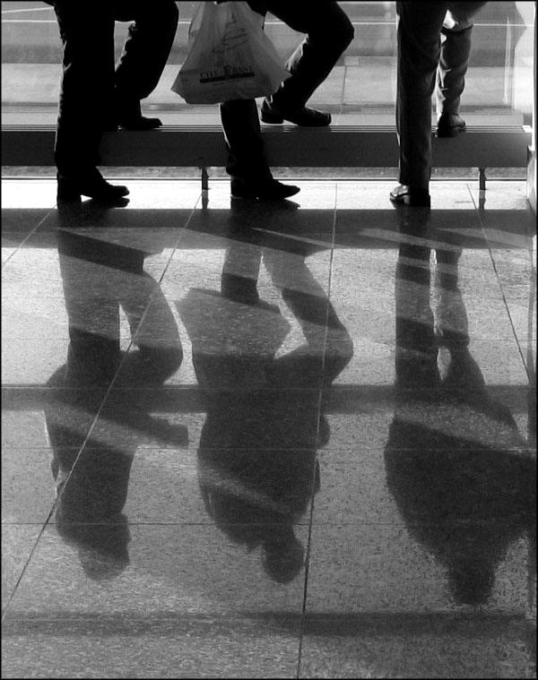 photo "Reflection" tags: abstract, black&white, 