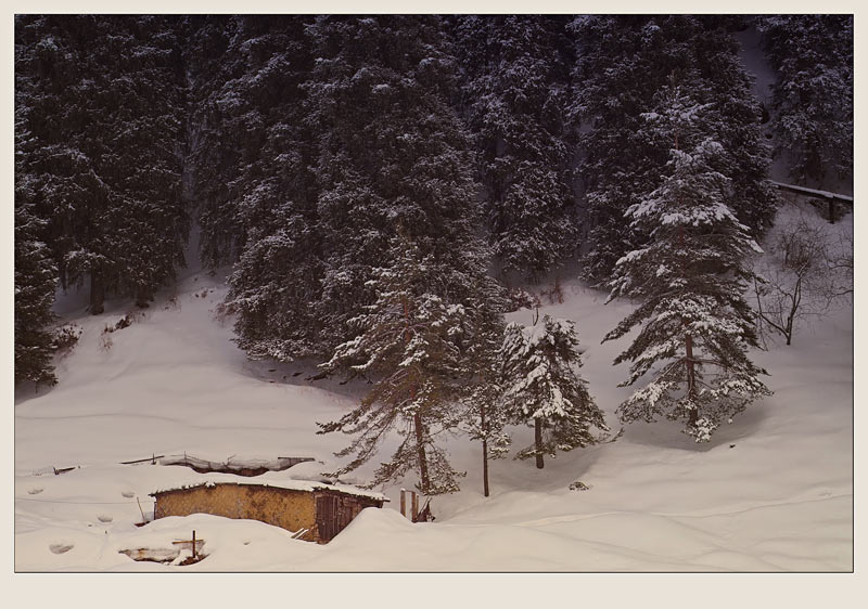 фото "Сумерки" метки: пейзаж, горы, зима