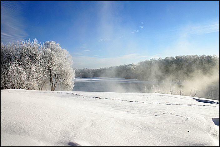 photo "winter haze" tags: landscape, winter