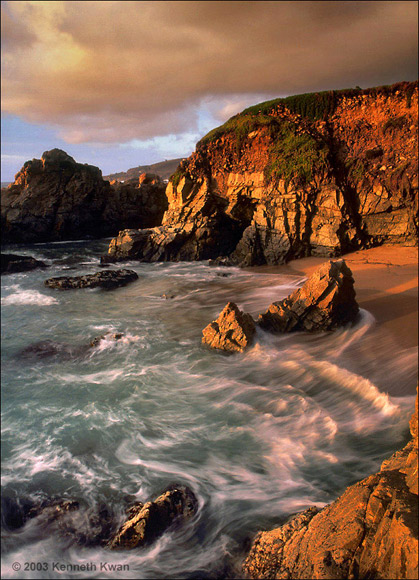 фото "Garrapata Sunset" метки: пейзаж, вода, закат