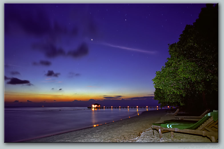 photo "Maldivian sunset - The fourth day" tags: landscape, night, sunset