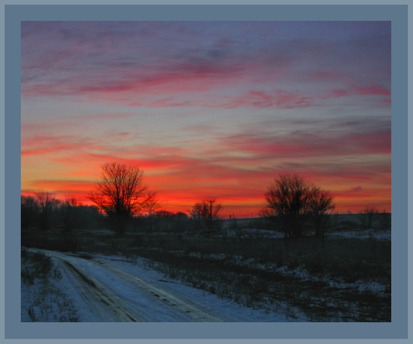 photo "Bloody gate" tags: landscape, autumn, sunset