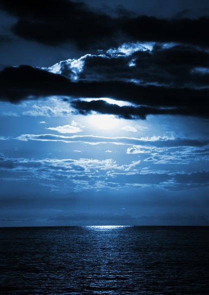 фото "In Blue" метки: пейзаж, закат