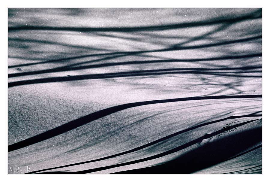 photo "Let will be light strips more.." tags: abstract, landscape, winter