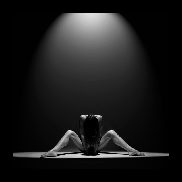 photo "burning light II" tags: nude, black&white, 