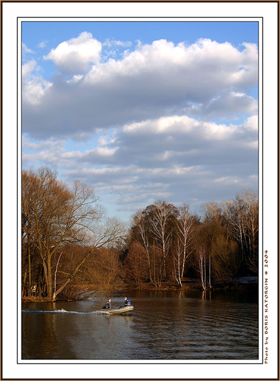 photo "On vernal water" tags: landscape, clouds, spring